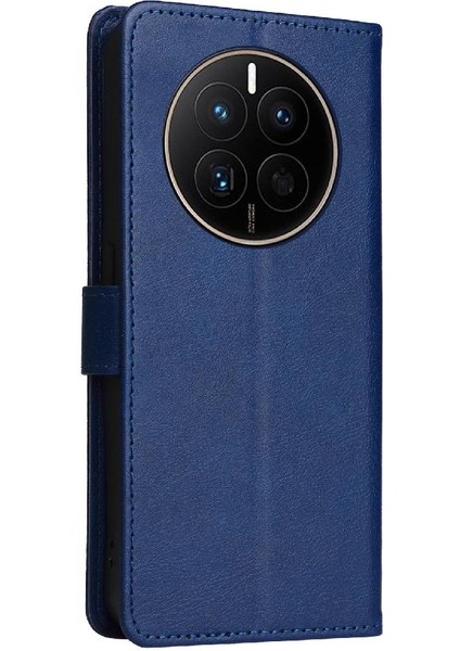 Kart Yuvası Yüksek Telefon ile Huawei Mate 50 Klasik Düz Renk Için Flip Case (Yurt Dışından) fırsatları