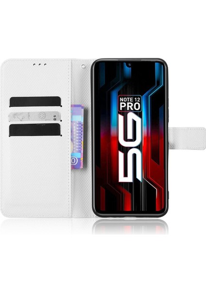 Infinix Not 12 5g Kickstand Kart Tutucu Kapak Manyetik Cüzdan Için Kılıf (Yurt Dışından)