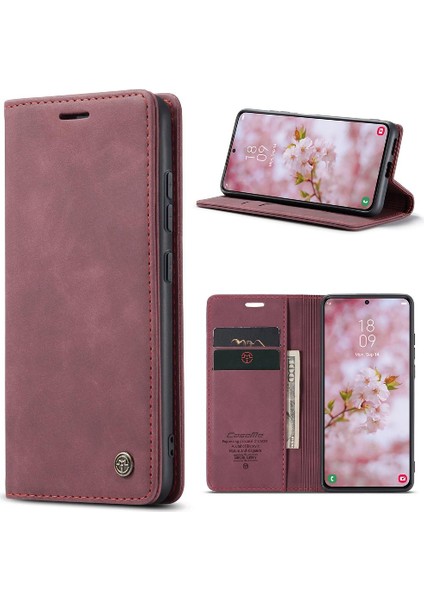 BDT Boutique Samsung Galaxy S22 Flip Case Için Folio Kitap Vintage Pu Deri Cüzdan (Yurt Dışından)