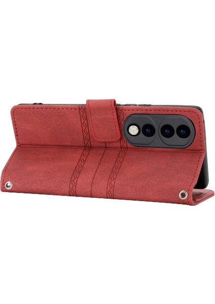 BDT Boutique Onur 70 Pro Için Flip Case Kickstand Cüzdan Kılıf Pu Deri Manyetik (Yurt Dışından)