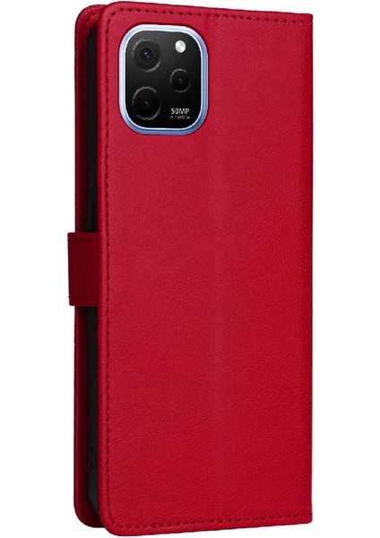 Kart Yuvası ile Huawei Nova Y61 Için Flip Case Iş Cüzdan Telefon Kılıfı (Yurt Dışından) fırsatları