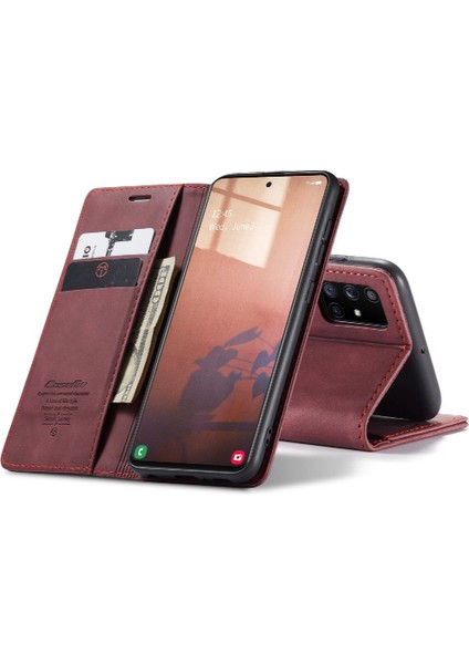 Samsung Galaxy A51 4g Için Flip Case Kart Yuvası Kickstand Manyetik Pu (Yurt Dışından) indirimleri