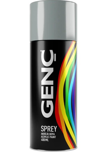 Sprey Boya Düz Renkler 7001 Gri 400 ml