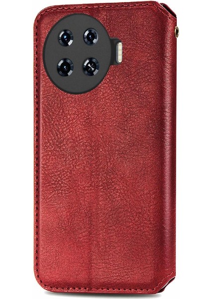 Tecno Spark 20 Pro Artı Moda Tasarımı Zarif Iş Deri Için Kılıf (Yurt Dışından)