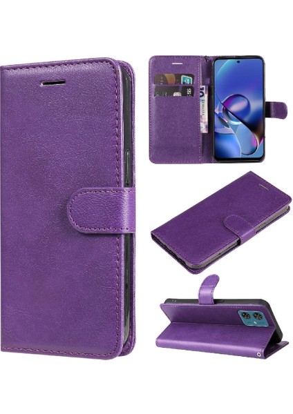 Motorola Moto G54 5g Iş Cüzdan Telefon Kılıfı Klasik Için Flip Case (Yurt Dışından)