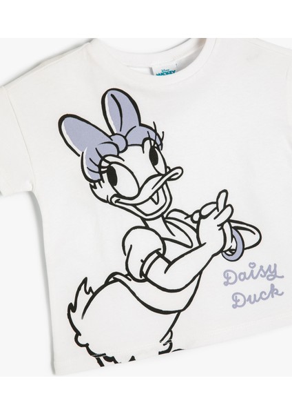 Daisy Duck Tişört Kısa Kollu Lisanslı Baskılı Pamuklu modelleri