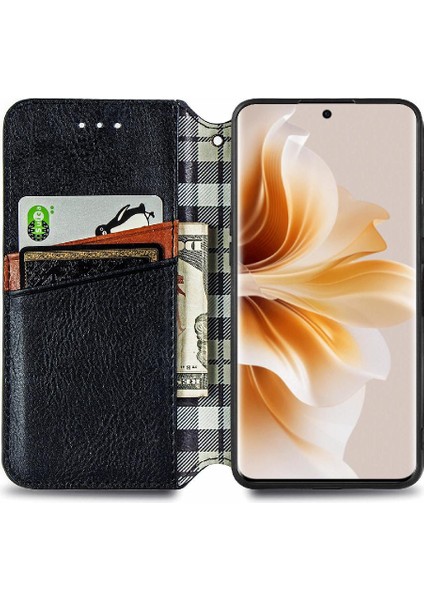 Oppo Oppo 11 5g Için Kılıf Moda Tasarım Deri Kılıf Cüzdan Fonksiyonu Flip (Yurt Dışından)