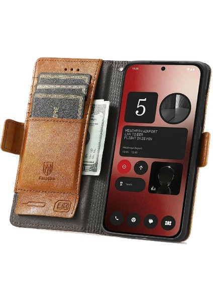 Nothing Flip Case Telefon 2A Çok Renkli Iş Ekleme Cüzdan Yuvası (Yurt Dışından)