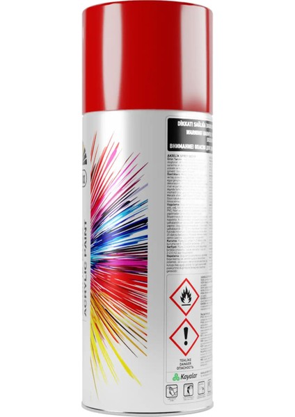 Sprey Boya Düz Renkler 3001 Kırmızı 400 ml