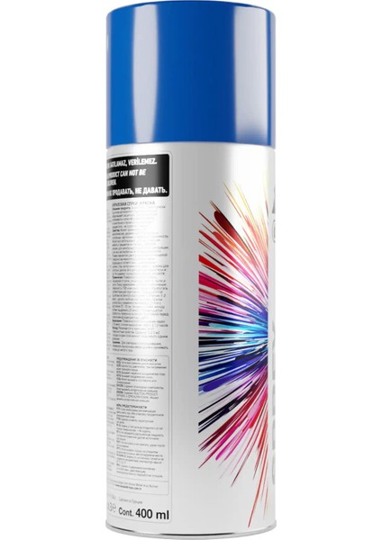 Sprey Boya Düz Renkler 5017 Boncuk Mavi 400 ml modelleri