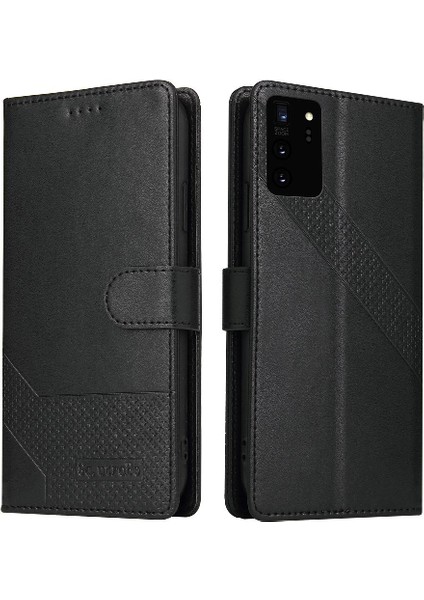 Samsung Galaxy Not 20 Artı Premium Deri Üç Kart Için Flip Case (Yurt Dışından)