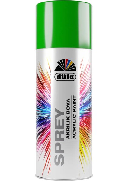 Sprey Boya Düz Renkler 6018 Açık Yeşil 400 ml