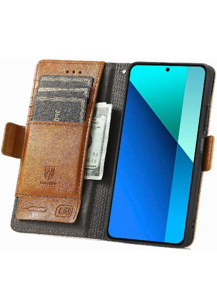 Xiaomi Redmi Not 13 Için Flip Case 4g Iş Ekleme Cüzdan Çok Renkli (Yurt Dışından)
