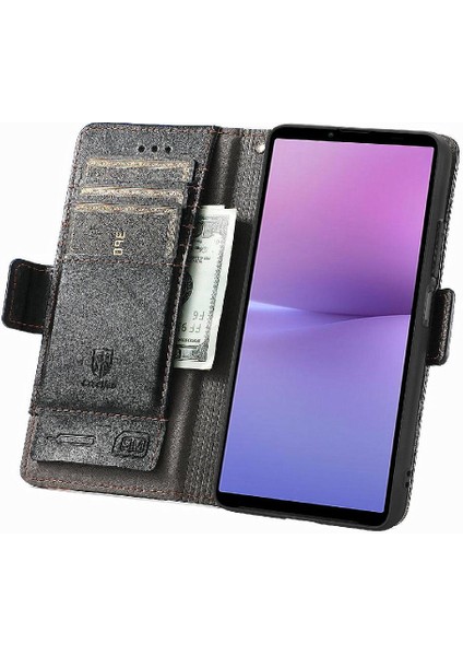 Sony Xperia 10 V Çoklu Kart Yuvası Ekleme Cüzdan Çok Renkli Için Flip Case (Yurt Dışından)