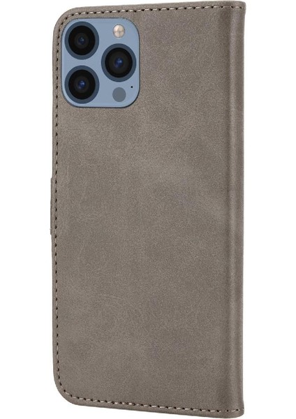 Cüzdan Kılıf iphone 15 Pro Max Tüm Yuvarlak Koruma Kabartmalı Manyetik (Yurt Dışından)