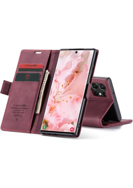 Samsung Galaxy S23 Ultra Kılıf Için Flip Case Kart Yuvası Kickstand Flip Folio (Yurt Dışından) indirimleri