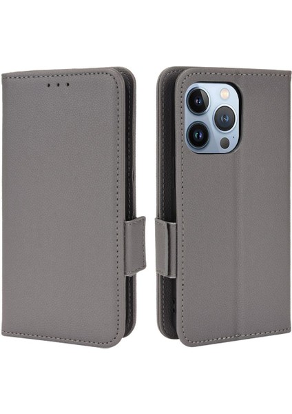 Iphone 15 Için Kılıf Pro Max Cüzdan Pu Deri Kart Yuvaları Tutucu Manyetik (Yurt Dışından)