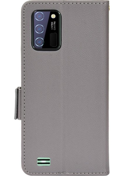 Oukitel C25 Cüzdan Pu Deri Kart Yuvaları Tutucu Yan Toka Için Kılıf (Yurt Dışından)