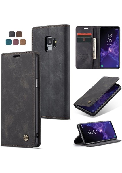 Samsung Galaxy S9 Flip Case Folio Kitap Manyetik Kapatma Vintage (Yurt Dışından)