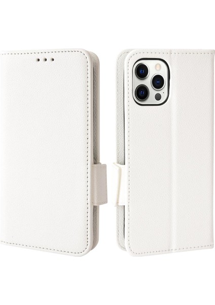 Iphone 12 Için Kılıf Pro Max Kart Yuvaları Tutucu Cüzdan Manyetik Yan Toka (Yurt Dışından)
