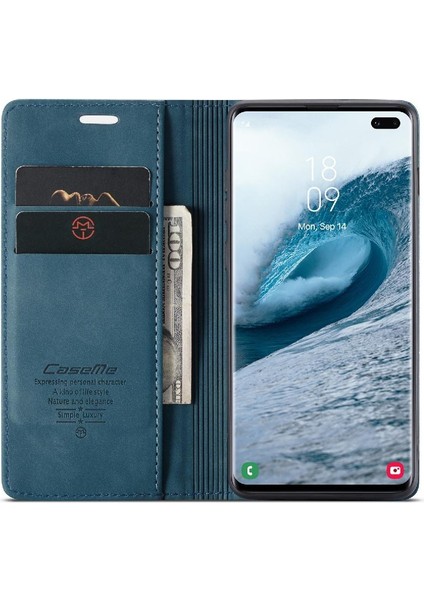Samsung Galaxy S10 Artı Manyetik Kapatma Darbeye Kapak Pu Için Flip Case (Yurt Dışından)