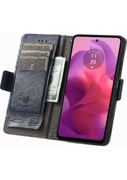Motorola Moto G24 4g Cüzdan Iş Için Flip Case Çok Renkli Çoklu Kart (Yurt Dışından) modelleri