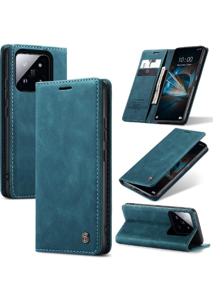 Xiaomi 14 Için Flip Case Folio Kitap Manyetik Kapatma Darbeye Vaka (Yurt Dışından) indirimleri