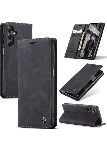 Samsung Galaxy A24 4g Için Flip Case Kart Yuvası Kickstand Vintage Pu (Yurt Dışından)