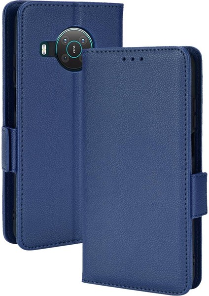 Nokia X10 Için KILIF/X20 Cüzdan Kart Yuvaları Tutucu Manyetik Pu Deri Yan (Yurt Dışından) indirimleri