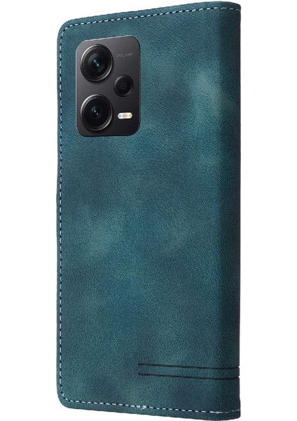 Mellow Shop Xiaomi Redmi Not 12 Için Flip Case 4g Basit Iş Cüzdan Darbeye (Yurt Dışından)