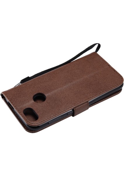 Huawei P9 Lite Mini Iş Cüzdan Telefon Kılıfı Için Flip Case Klasik Katı (Yurt Dışından) indirimleri