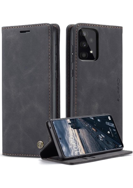 Samsung Galaxy A33 5g Manyetik Kapatma Darbeye Vaka Kartı Için Flip Case (Yurt Dışından)