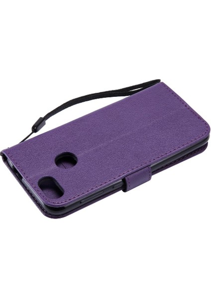 Huawei P9 Lite Mini Iş Cüzdan Telefon Kılıfı Için Flip Case Klasik Katı (Yurt Dışından) fırsatları