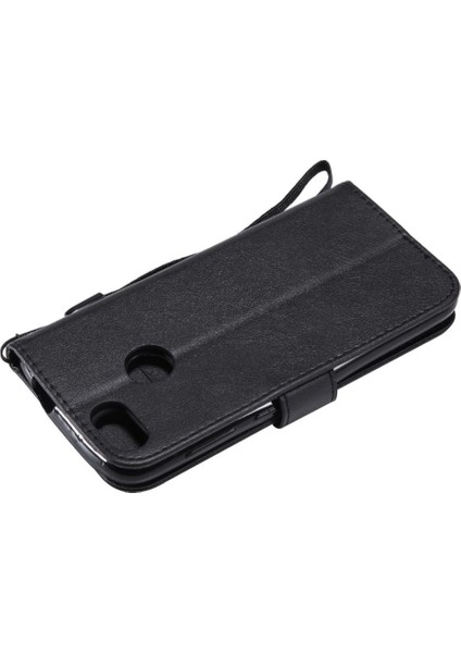 Huawei P9 Lite Mini Iş Cüzdan Telefon Kılıfı Için Flip Case Klasik Katı (Yurt Dışından) indirimleri