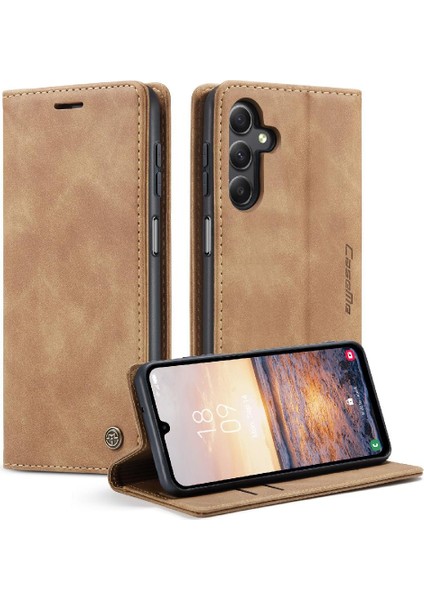 Samsung Galaxy A25 5g Manyetik Kapatma Için Flip Case Darbeye Çevir Folio (Yurt Dışından)
