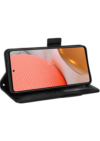 Samsung Galaxy A72 Manyetik Yan Toka Cüzdan Pu Deri Kart (Yurt Dışından) modelleri