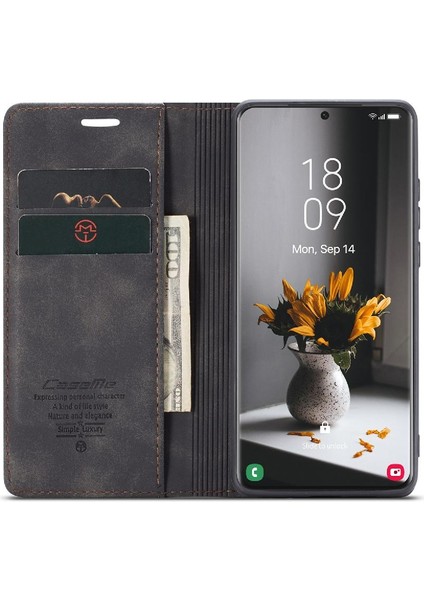 Samsung Galaxy S21 Ultra Kılıf Için Flip Case Kart Yuvası Kickstand Manyetik (Yurt Dışından) indirimleri