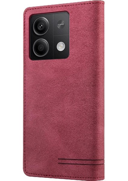 Xiaomi Redmi Için Not 13 4g Iki Kart Yuvaları Premium Deri Kickstand (Yurt Dışından)