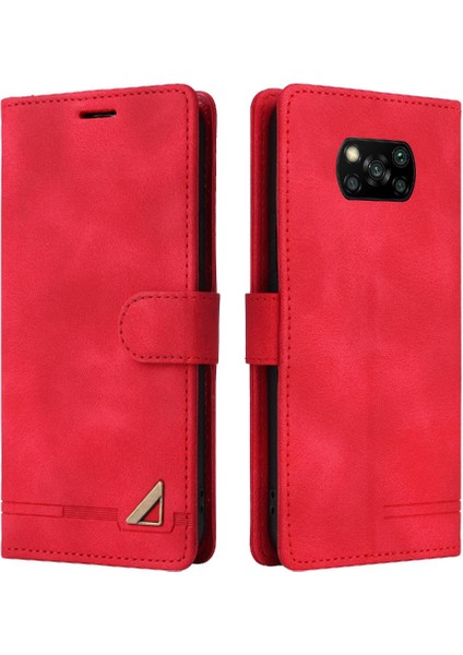 Xiaomi Poco X3 Için Flip Case Basit Iş Darbeye Cüzdan Kapak Çevirin (Yurt Dışından)