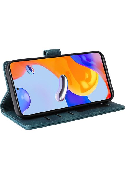 Xiaomi Redmi Not 11 Için Flip Case Pro Darbeye Kapak Çevirin Cüzdan Kılıf (Yurt Dışından)