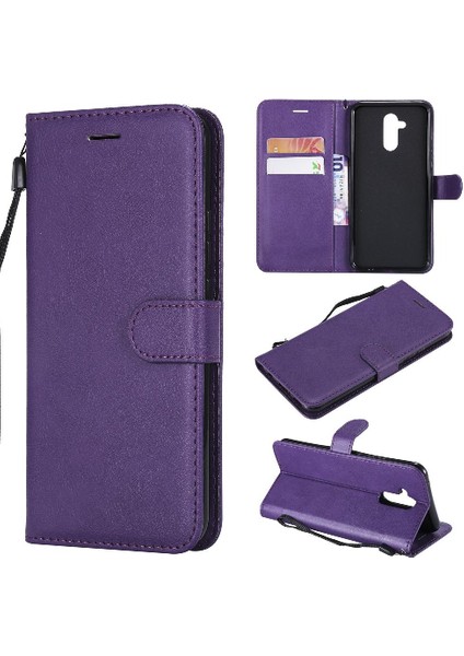 Kart ile Huawei Mate 20 Lite Iş Cüzdan Telefon Kılıfı Için Flip Case (Yurt Dışından)
