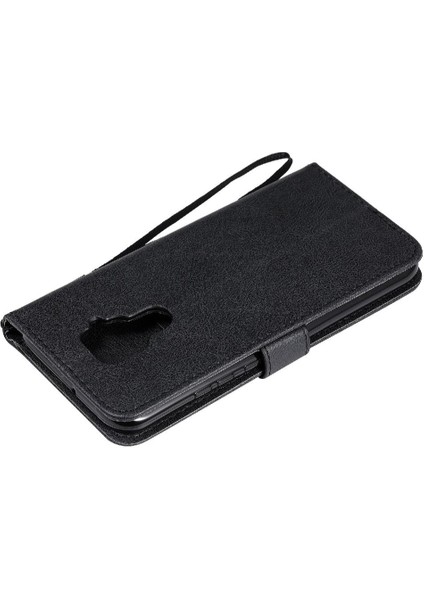 Huawei Mate 30 Lite Için Flip Case Iş Cüzdan Telefon Kılıfı Klasik Katı (Yurt Dışından)