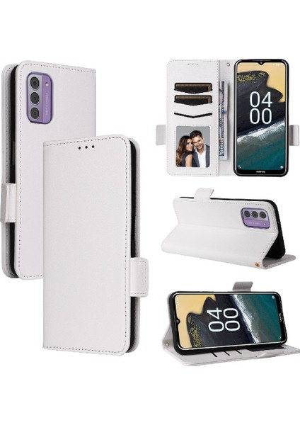 Nokia G42 5g Kart Yuvaları Tutucu Manyetik Cüzdan Yan Toka Pu (Yurt Dışından)