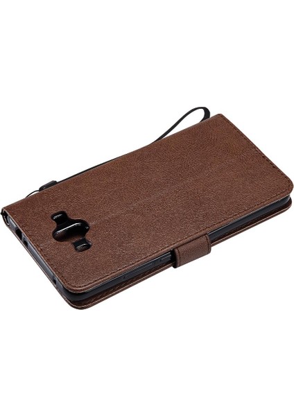 Kart Yuvası ile Huawei Mate 10 Için Flip Case Iş Cüzdan Telefon Kılıfı (Yurt Dışından)