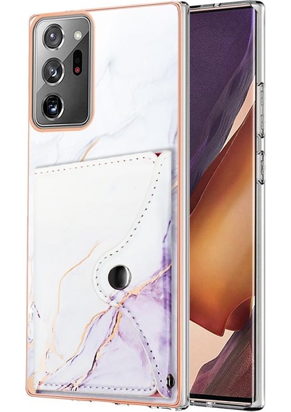 Samsung Galaxy Not 20 Için Kılıf Ultra Yumuşak Tpu Tampon Ince Cüzdan Kart (Yurt Dışından)