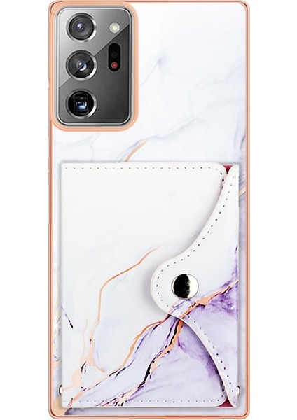 Samsung Galaxy Not 20 Için Kılıf Ultra Yumuşak Tpu Tampon Ince Cüzdan Kart (Yurt Dışından)