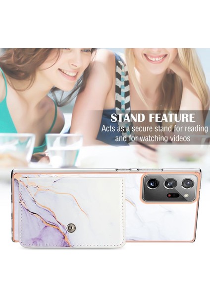 Samsung Galaxy Not 20 Için Kılıf Ultra Yumuşak Tpu Tampon Ince Cüzdan Kart (Yurt Dışından)