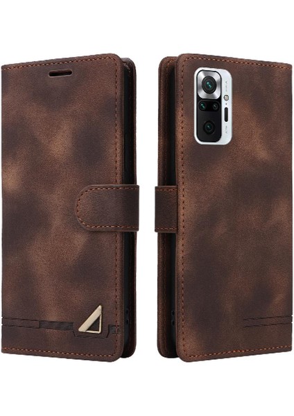 Xiaomi Redmi Not 10 Için Flip Case Pro Cüzdan Darbeye Deri Kılıf (Yurt Dışından)