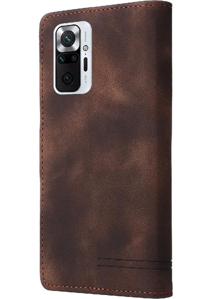Xiaomi Redmi Not 10 Için Flip Case Pro Cüzdan Darbeye Deri Kılıf (Yurt Dışından)