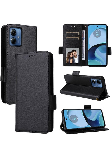 Motorola Moto G14 4g Kart Yuvaları Tutucu Pu Deri Manyetik Cüzdan (Yurt Dışından) fiyatları